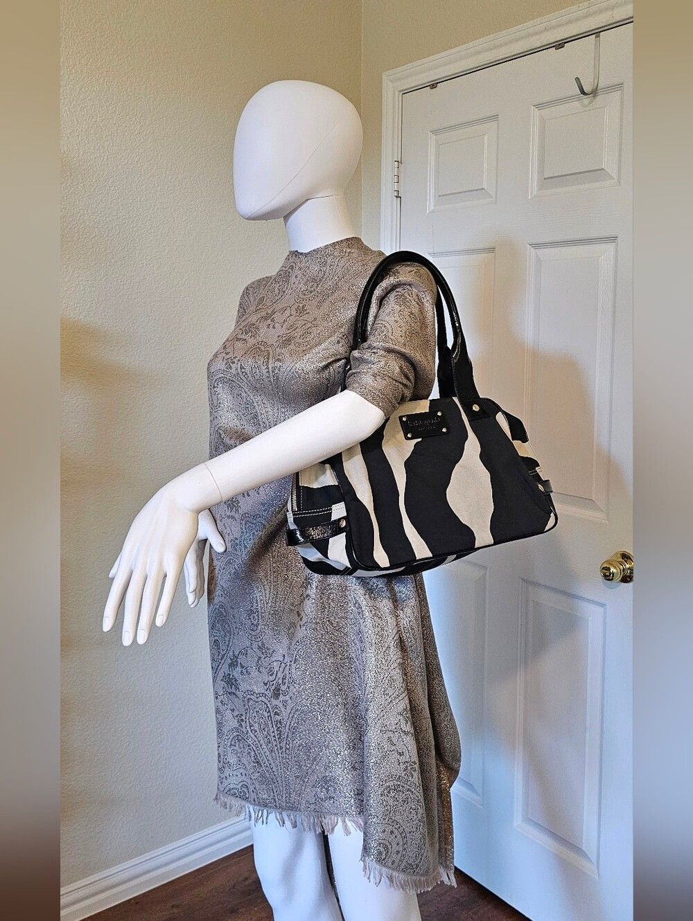 kate spade Grant Street Adair Zebra print Satchel
